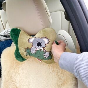 Nici Wild Friends koala car headrest cushion set of 2